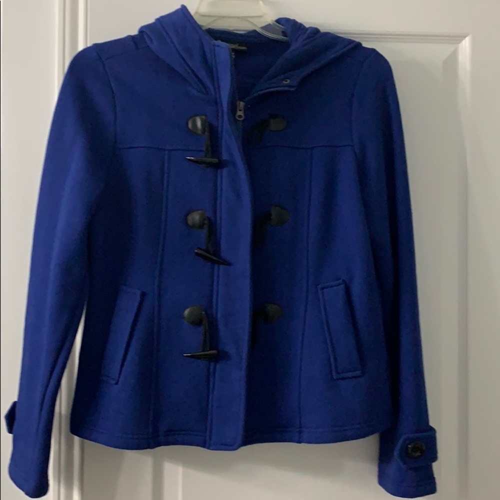 Royal Blue coat with hood